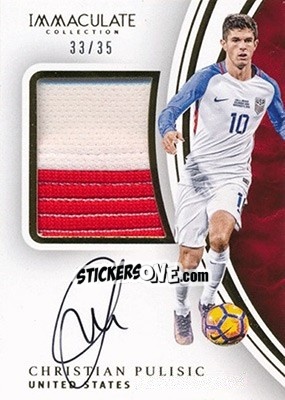 Sticker Christian Pulisic - Immaculate Soccer 2017 - Panini