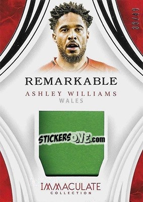 Sticker Ashley Williams - Immaculate Soccer 2017 - Panini