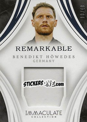 Sticker Benedikt Howedes - Immaculate Soccer 2017 n. RM-BH - Panini