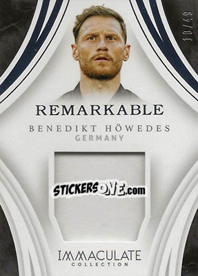 Cromo Benedikt Howedes - Immaculate Soccer 2017 - Panini