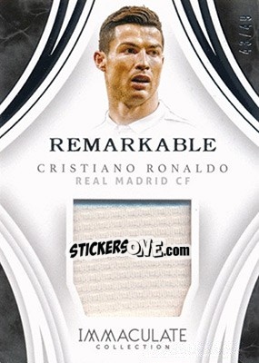 Sticker Cristiano Ronaldo - Immaculate Soccer 2017 n. RM-CR7 - Panini