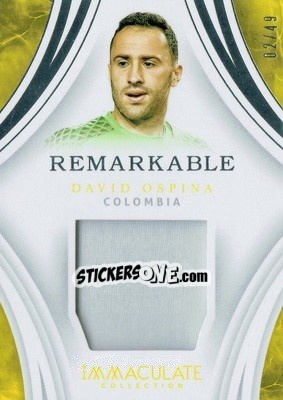Sticker David Ospina - Immaculate Soccer 2017 n. RM-DO - Panini