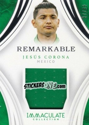 Figurina Jesus Corona - Immaculate Soccer 2017 - Panini