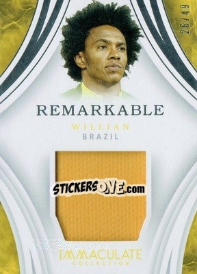 Cromo Willian - Immaculate Soccer 2017 - Panini