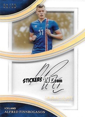 Cromo Alfred Finnbogason - Immaculate Soccer 2017 - Panini