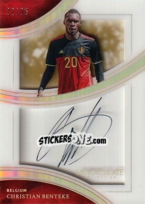 Sticker Christian Benteke - Immaculate Soccer 2017 n. SS-CB - Panini