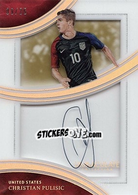 Cromo Christian Pulisic - Immaculate Soccer 2017 - Panini