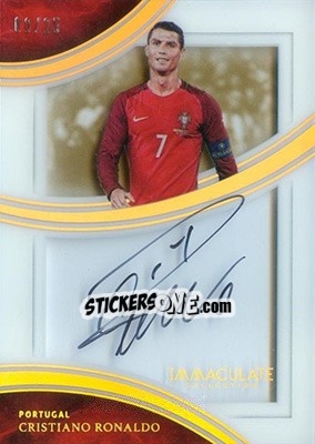 Sticker Cristiano Ronaldo - Immaculate Soccer 2017 n. SS-CR7 - Panini