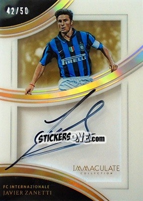 Sticker Javier Zanetti - Immaculate Soccer 2017 n. SS-JZ - Panini