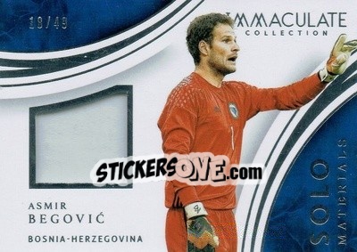Sticker Asmir Begovic - Immaculate Soccer 2017 n. SM-AB - Panini