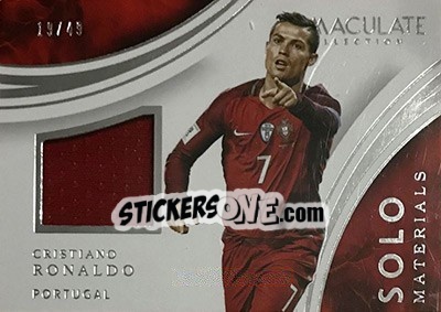 Sticker Cristiano Ronaldo - Immaculate Soccer 2017 n. SM-CR7 - Panini