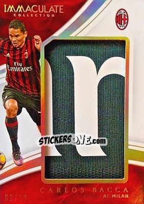 Sticker Carlos Bacca - Immaculate Soccer 2017 n. SJ-CBA - Panini