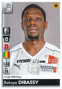 Sticker Bakaye Dibassy - FOOT 2018-2019 n. 4 - Panini