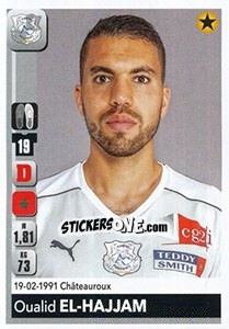 Sticker Oualid El-Hajjam - FOOT 2018-2019 n. 5 - Panini