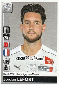 Cromo Jordan Lefort - FOOT 2018-2019 - Panini