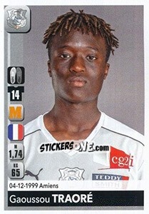 Sticker Gaoussou Traoré - FOOT 2018-2019 n. 15 - Panini