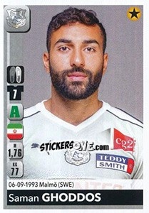 Sticker Saman Ghoddos - FOOT 2018-2019 - Panini