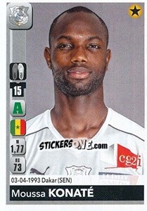 Sticker Moussa Konaté - FOOT 2018-2019 n. 19 - Panini