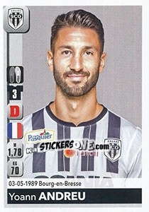 Cromo Yoann Andreu - FOOT 2018-2019 n. 28 - Panini