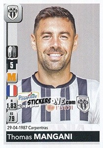 Sticker Thomas Mangani - FOOT 2018-2019 n. 36 - Panini