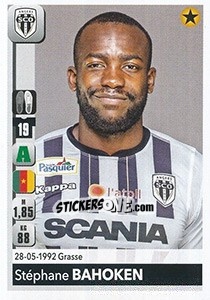 Sticker Stéphane Bahoken - FOOT 2018-2019 n. 43 - Panini