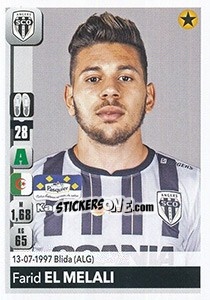 Sticker Farid El Melali - FOOT 2018-2019 n. 45 - Panini