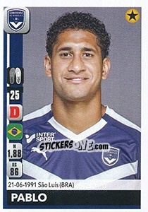 Sticker Pablo - FOOT 2018-2019 n. 56 - Panini