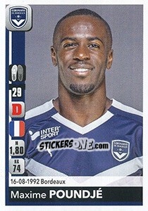 Sticker Maxime Poundjé - FOOT 2018-2019 n. 58 - Panini