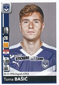 Sticker Toma Bašic - FOOT 2018-2019 - Panini