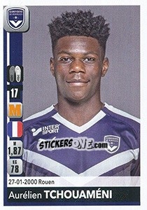 Sticker Aurélien Tchouaméni - FOOT 2018-2019 - Panini