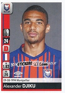 Sticker Alexander Djiku - FOOT 2018-2019 n. 80 - Panini