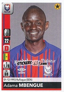 Sticker Adama Mbengue - FOOT 2018-2019 - Panini