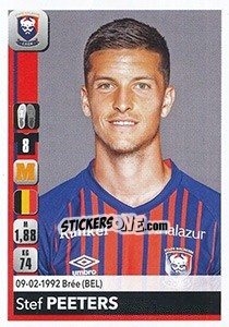 Sticker Stef Peeters - FOOT 2018-2019 n. 89 - Panini