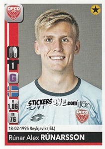 Sticker Rúnar Alex Rúnarsson - FOOT 2018-2019 - Panini