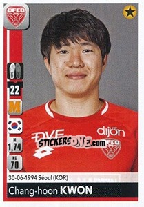 Figurina Chang-Hoon Kwon - FOOT 2018-2019 - Panini