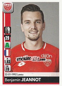 Sticker Benjamin Jeannot - FOOT 2018-2019 n. 118 - Panini