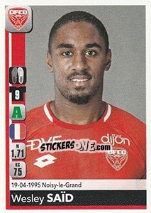 Sticker Wesley Saïd - FOOT 2018-2019 n. 120 - Panini