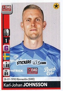 Sticker Karl-Johan Johnsson - FOOT 2018-2019 n. 127 - Panini