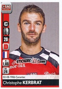 Cromo Christophe Kerbrat - FOOT 2018-2019 n. 130 - Panini