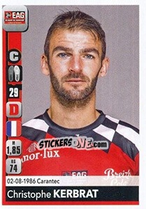 Figurina Christophe Kerbrat - FOOT 2018-2019 - Panini