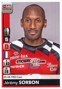 Sticker Jérémy Sorbon - FOOT 2018-2019 n. 132 - Panini