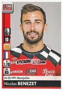 Sticker Nicolas Benezet - FOOT 2018-2019 n. 135 - Panini