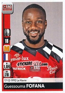 Sticker Guessouma Fofana - FOOT 2018-2019 n. 140 - Panini