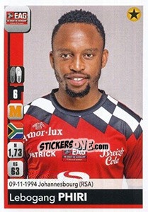 Cromo Lebogang Phiri - FOOT 2018-2019 - Panini