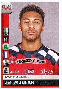 Sticker Nathaël Julan - FOOT 2018-2019 n. 142 - Panini