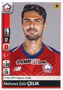 Sticker Mehmet Zeki Çelik - FOOT 2018-2019 - Panini