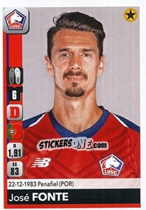 Sticker José Fonte - FOOT 2018-2019 n. 155 - Panini