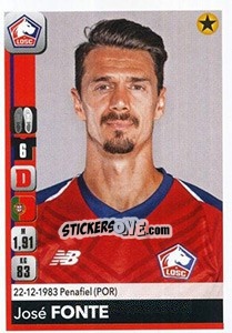 Sticker José Fonte - FOOT 2018-2019 - Panini