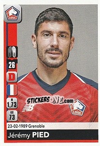 Cromo Jérémy Pied - FOOT 2018-2019 - Panini