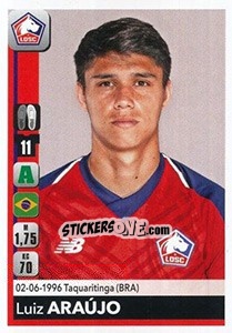 Cromo Luiz Araújo - FOOT 2018-2019 n. 166 - Panini